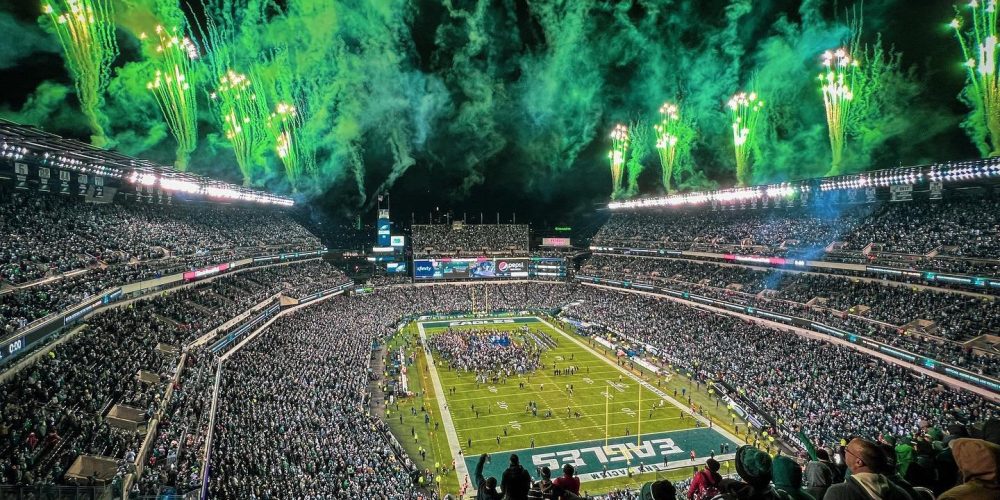 Eagles winning NFC championship @kylehuff