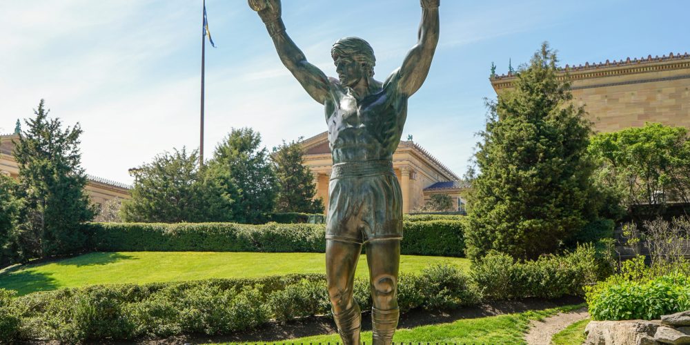 Rocky Statue